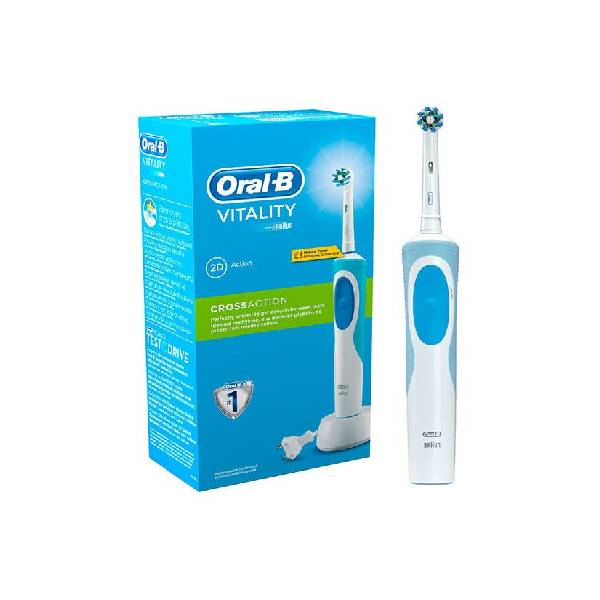 ORAL B Vitality White & Clean Rechargeable Electric Toothbrush | Braun