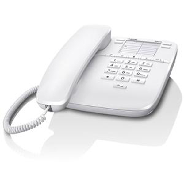 GIGASET DA 310 Corded Phone, White | Gigaset