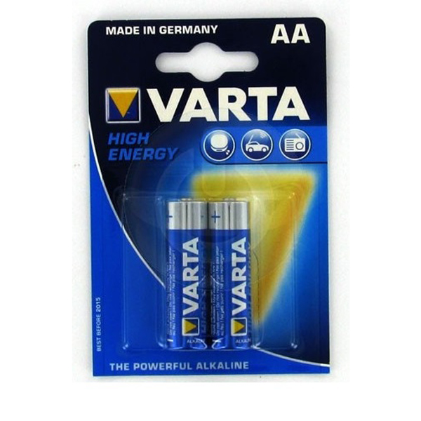 VARTA Alkaline Ηigh Energy Batteries 2 x AA Size | Varta