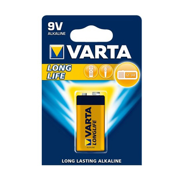 VARTA Alkaline Long Life Batteries 9V | Varta