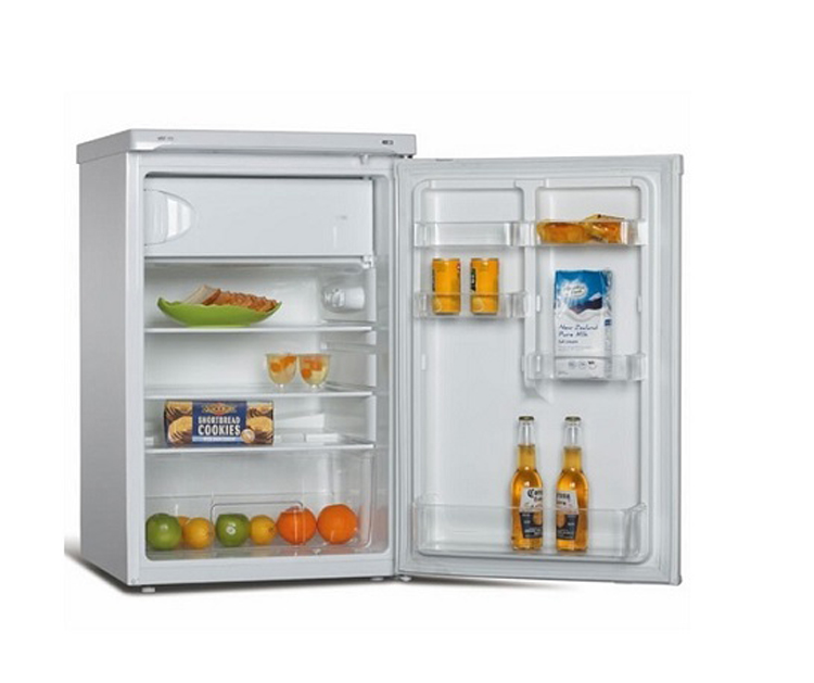 OTTO MRF115S Οne Door Refrigerator with Freezer, Silver | Otto