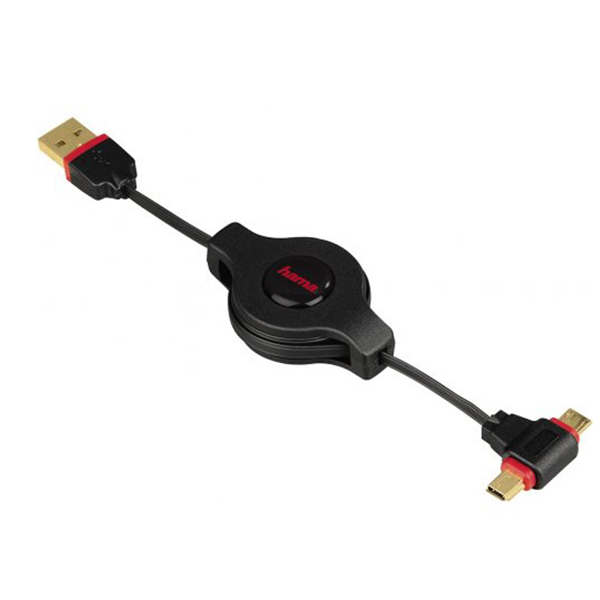 HAMA 74246 Μini Micro USB Cable Roll | Hama