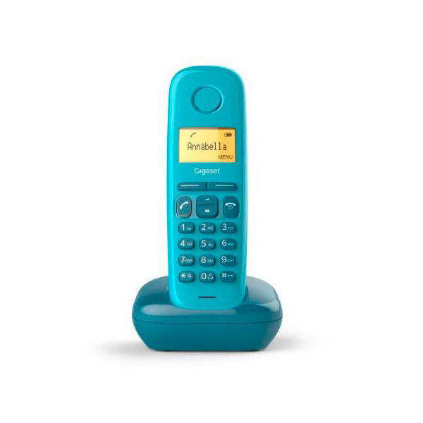 SIEMENS A170 Cordless Phone, Aqua Blue | Gigaset