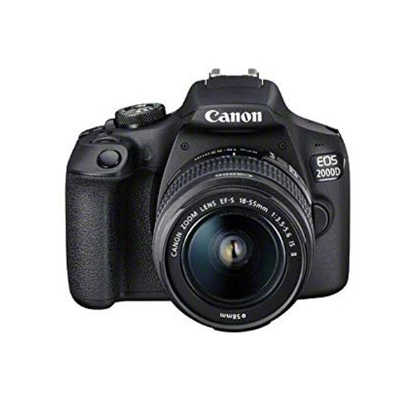 CANON EOS 2000D DSLR Camera with Lens IS 18-55mm | Canon