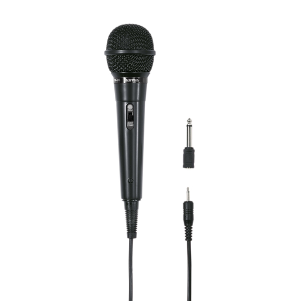 Thomson M135 Dynamic Microphone for Karaoke, Black | Hama
