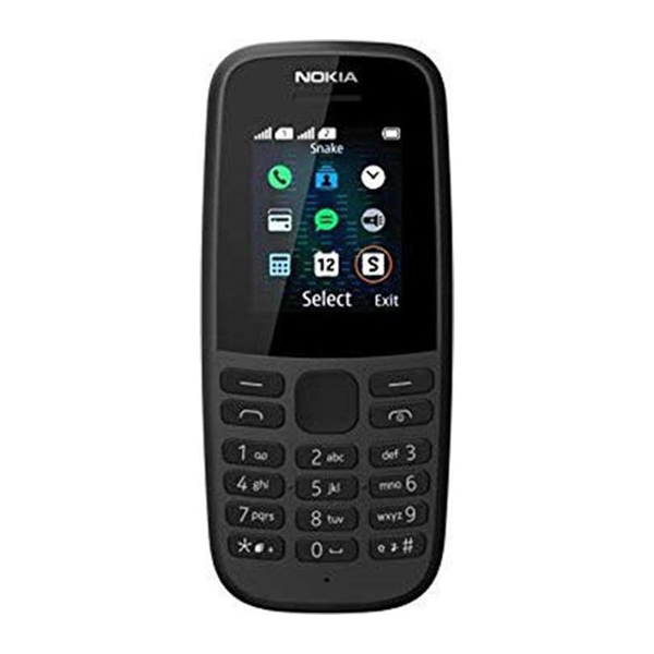 NOKIA 105 Mobile Phone with Dual SIM, Black | Nokia