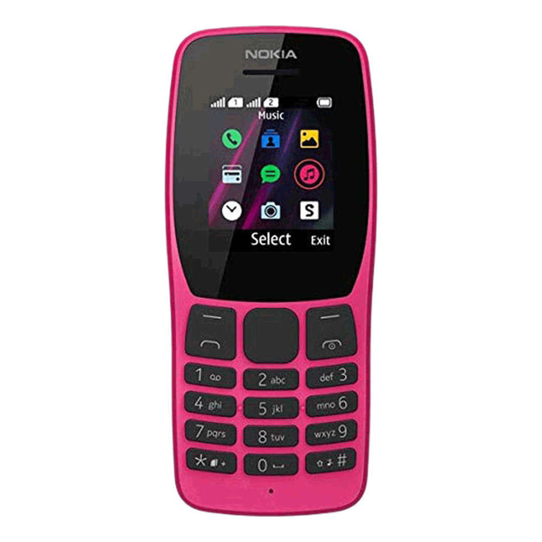 NOKIA 110 Mobile Phone with Dual SIM, Pink | Nokia