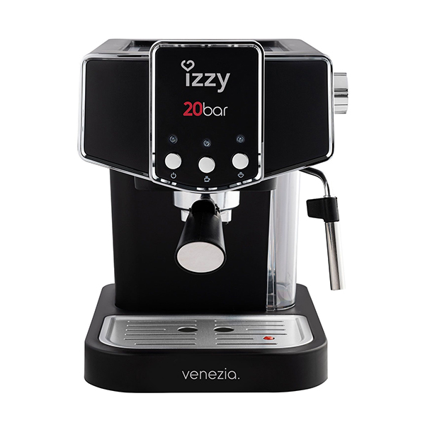 IZZY IZ6001 Venezia Espresso Coffee Machine, Black | Izzy
