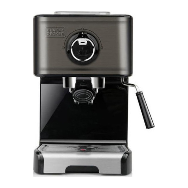 BLACK & DECKER BXCO1200E Espresso Coffee Machine, Black | Black-decker