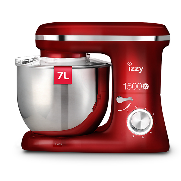 IZZY 223636 Food Processor, Spicy Red | Izzy