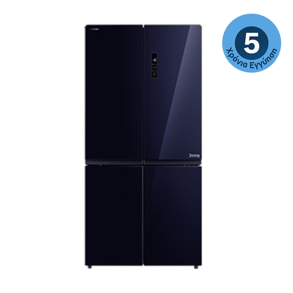 TOSHIBA GR-FR840WE(24) Refrigerator 4 Door, Dark Blue | Toshiba