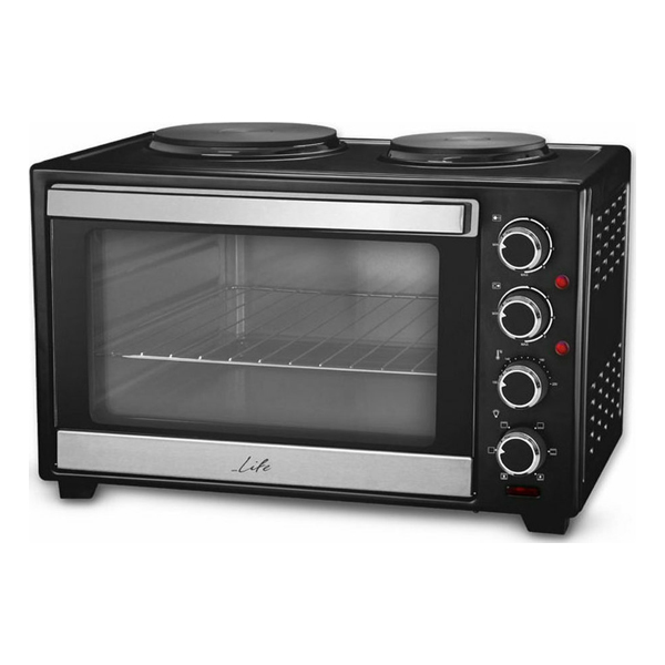 LIFE 221-0162 Mini Oven with 2 Hobs | Life