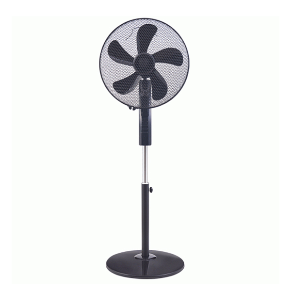 DOMOTEC D44216B Floor Fan, 16" Black | Domotec