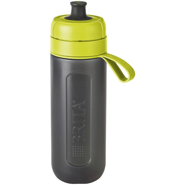 BRITA Fill & Go Active Μπουκάλι Νερού, 0,6 λίτρα, Μαύρο/Πράσινο | Brita
