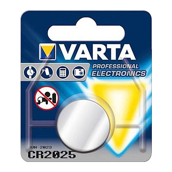 VARTA CR2025 Μπαταρία Κουμπί Λιθίου, 5 Tεμάχια | Varta