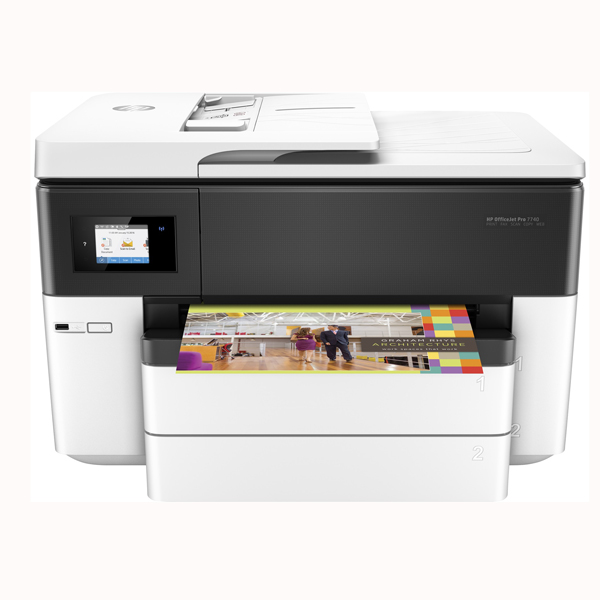 HP OfficeJet Pro 7740 Wide Format All-in-One Εκτυπωτής, Άσπρο | Hp