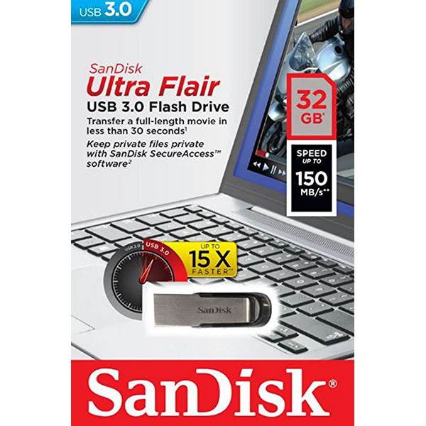 SANDISK SDCZ73-016G-G46 Μνήμη Flash Drive Cruzer Flair USB 3.0 32GB | Sandisk| Image 2