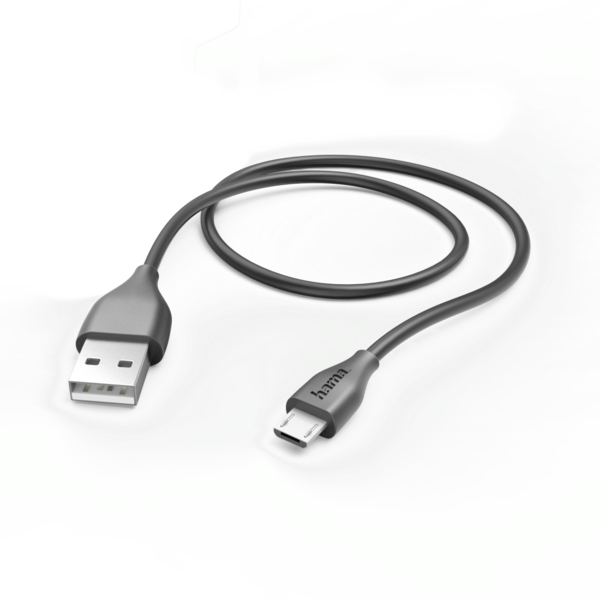 HAMA 173610 καλώδιο Micro USB 2.0, θωρακισμένο, μαύρο, 1,40 m | Hama| Image 1