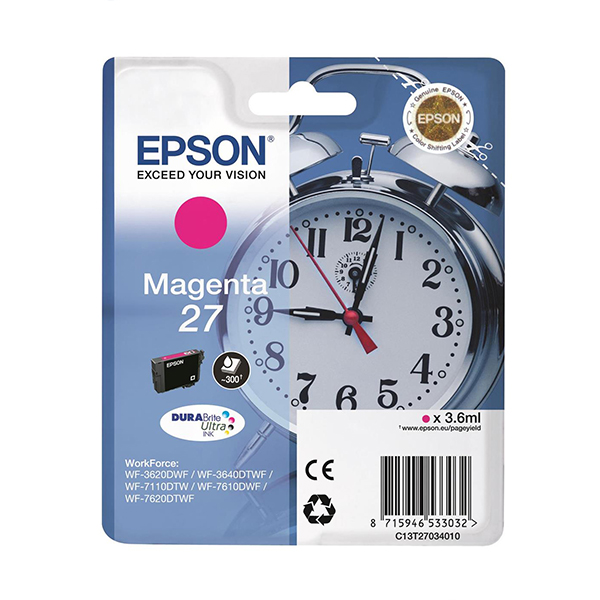 EPSON C13T27034012 Μελάνι, Ματζέντα | Epson| Image 1