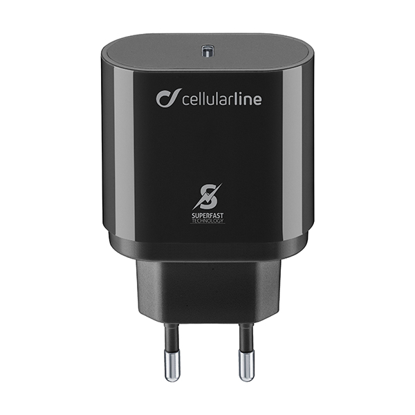CELLULAR LINE Φορτιστής 25 Watt, Μαύρο | Cellular-line| Image 1