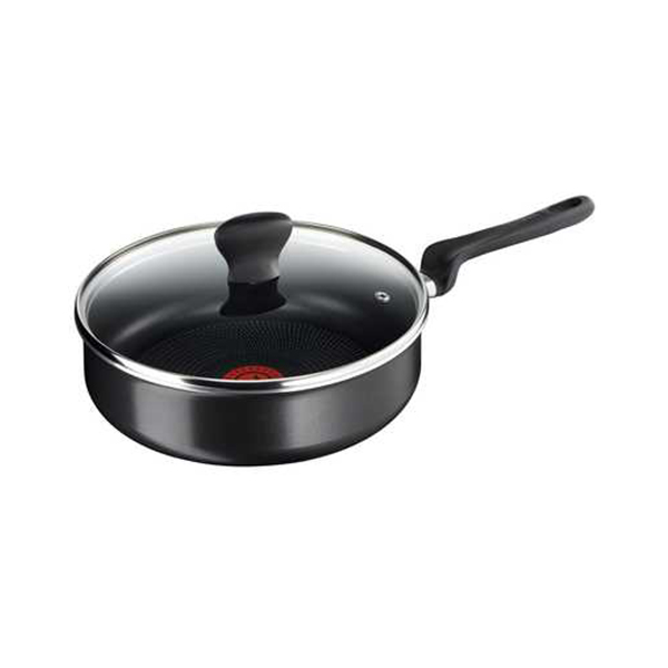 TEFAL B2982483 Cook And Clean Τηγάνι για Σοτάρισμα με Καπάκι 20 cm, Μαύρο | Tefal| Image 1