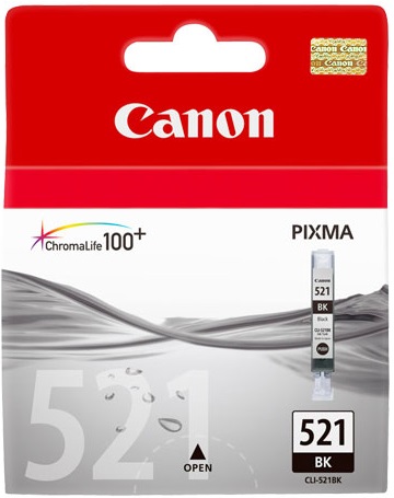 CANON CLI-521 Mελάνι, Μαύρο | Canon| Image 1