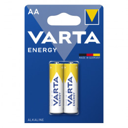 VARTA AA Energy Alkaline Batteries, 2 Pieces | Varta