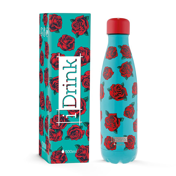 i-Drink ID0079 Tatoo Roses Μπουκάλι Νερού | I-drink| Image 1