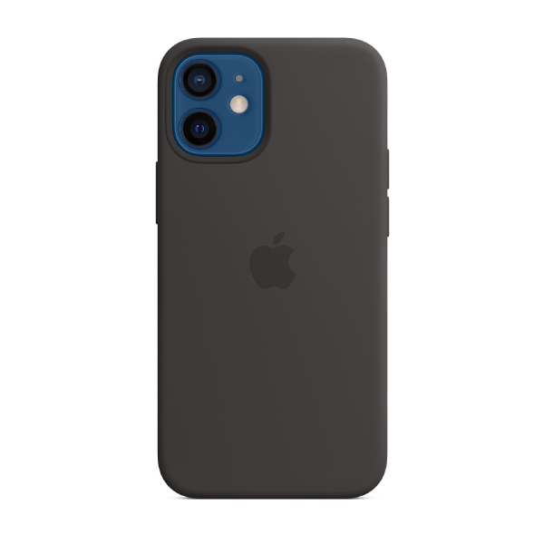 APPLE MHKX3ZM/A Θήκη Σιλικόνης για iPhone 12 Mini Smartphone, Μαύρο