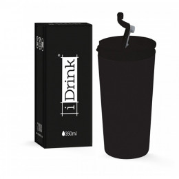 i-Drink ID0206 Travel Thermos, Black | I-drink