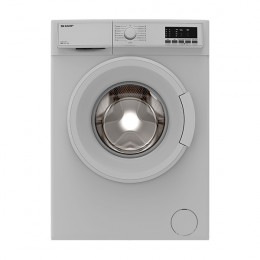 SHARP ESHFA6103IDEE Washing Machine, Silver | Sharp