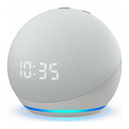 AMAZON Echo Dot 4 Clock Smart Ηχείο με Amazon Alexa, Άσπρο | Amazon
