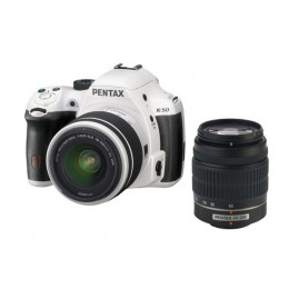 PENTAX K-50 DSLR Κάμερα με Φακό 18-55mm, Άσπρο | Ricoh-pentax