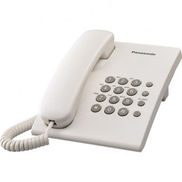 PANASONIC (KX-TS500EXW) Corded Telephone, White | Panasonic