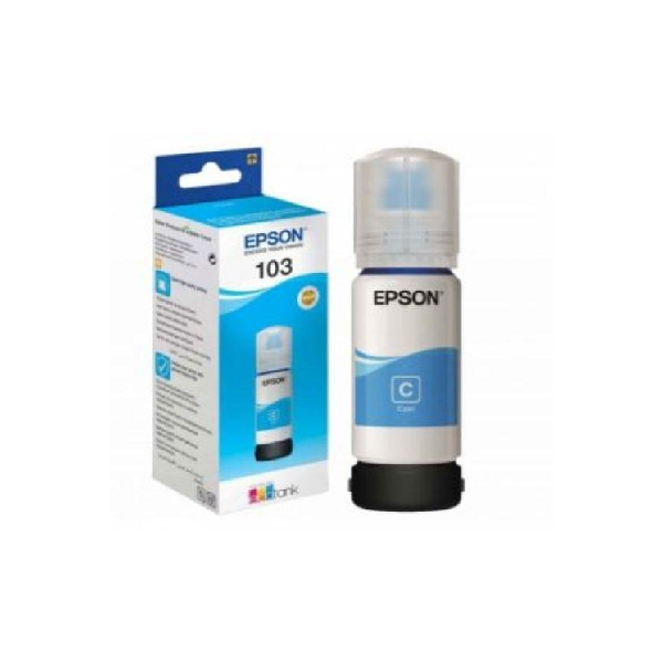 EPSON 103 Φιαλίδιο Μελανιού, Κυανό | Epson| Image 1