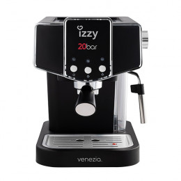 IZZY IZ6001 Venezia Kαφετιέρα Espresso, Μαύρο | Izzy