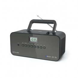 MUSE M-22 BT Bluetooth Φορητό Ραδιόφωνο με CD Player, Μαύρο | Muse
