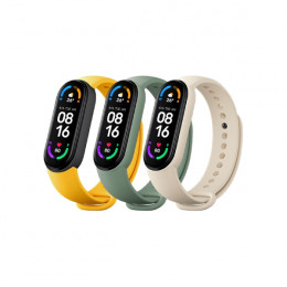 XIAOMI BHR5135GL Silicone Strap Set for Mi Band 6 Smartwatch | Xiaomi