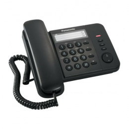 PANASONIC KX-TS520EX2B One Touch Corded Phone, Black | Panasonic
