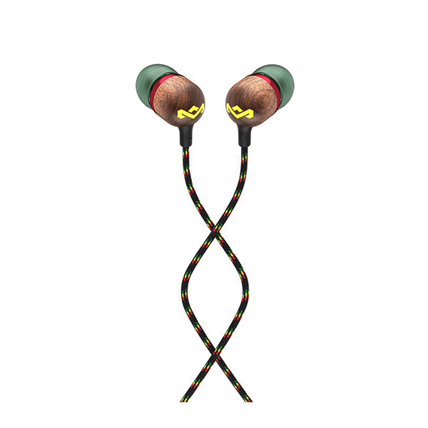 MARLEY MAR-EM-JE041-RA In-Ear Wired Headphones, Rasta | Marley
