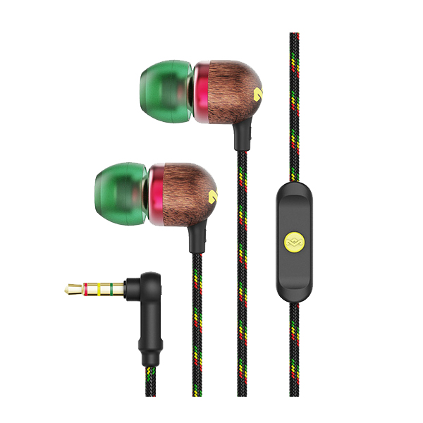 MARLEY MAR-EM-JE041-RA In-Ear Wired Headphones, Rasta | Marley| Image 2