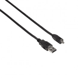 HAMA 39744 Καλώδιο USB Type A σε Mini B 0,5m, Μαύρο | Hama
