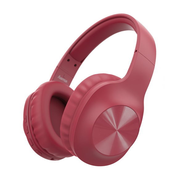 HAMA 00184060 Bluetooth Calypso Ακουστικά με Μικρόφωνο, Bass Booster, Κόκκινο | Hama| Image 1