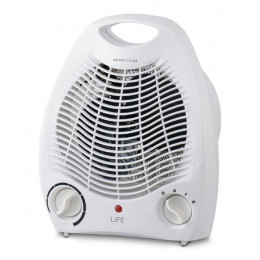 LIFE 221-0126 Warmy Fan Heater, White | Life