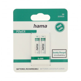 HAMA 00223523 Rechargeable Batteries, 2 x AAA | Hama