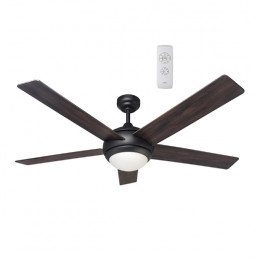 LIFE 221-0354 ETESIAN Ceiling Fan With Remote Control 132 cm, Brown | Life