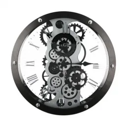 Βιομηχανικό Μεταλλικό Ρολόι Τοίχου 52 cm | Gilde