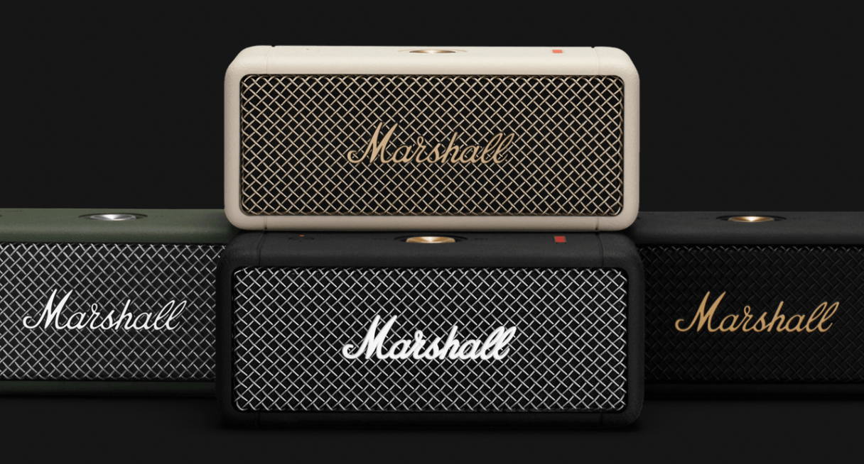 Parlante portátil Bluetooth Marshall Emberton - MacOnline