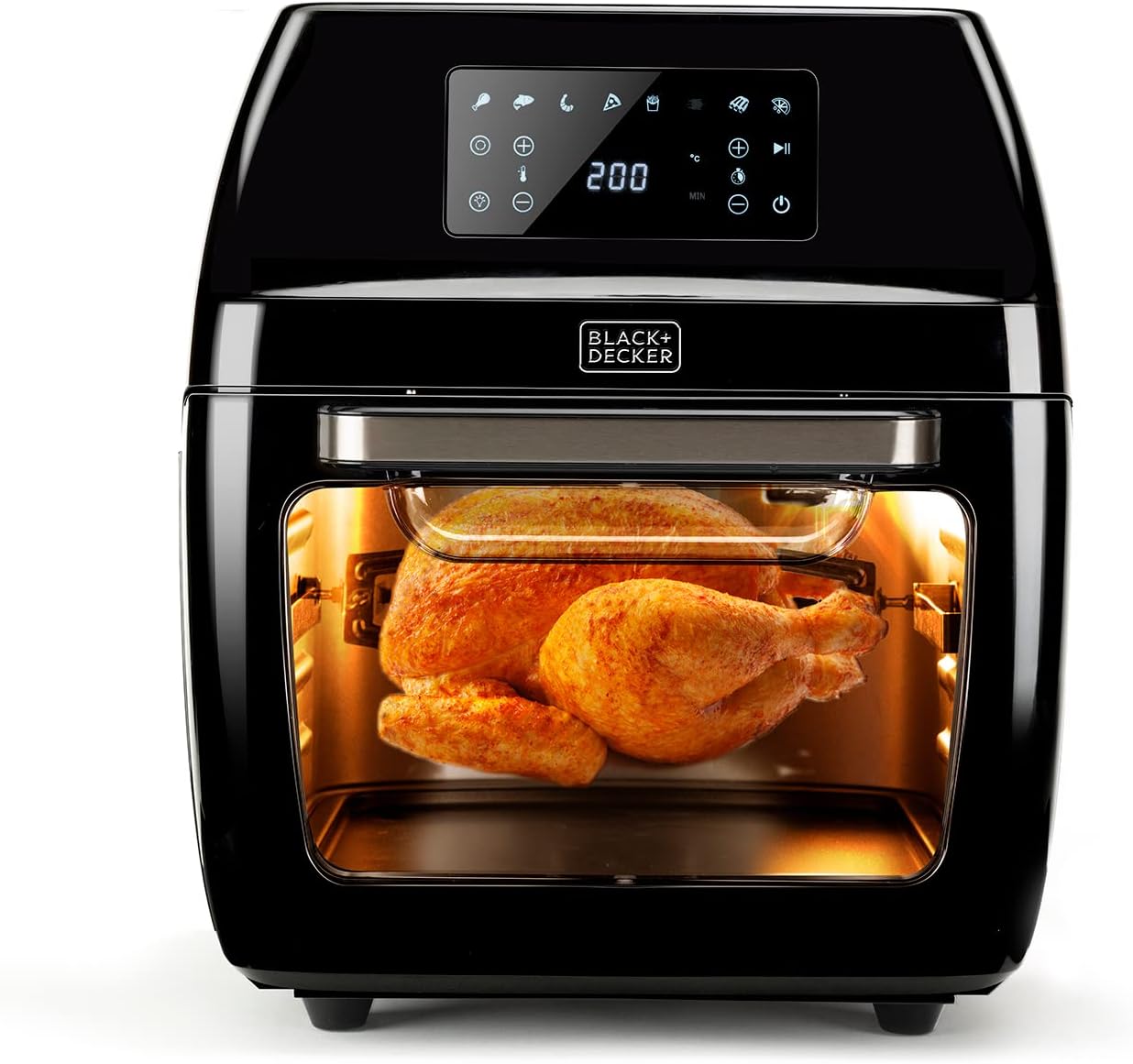 BLACK + DECKER Air Fryer Toaster Oven with Rotisserie