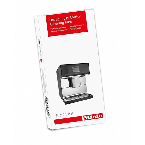 MIELE 10270530 Cleaning tablets for Coffee Machines, 10 Tablets